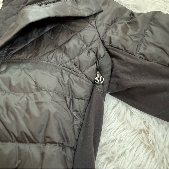 Lululemon "Down For A Run" Pullover Black - Size 4 - Picture 7 of 9